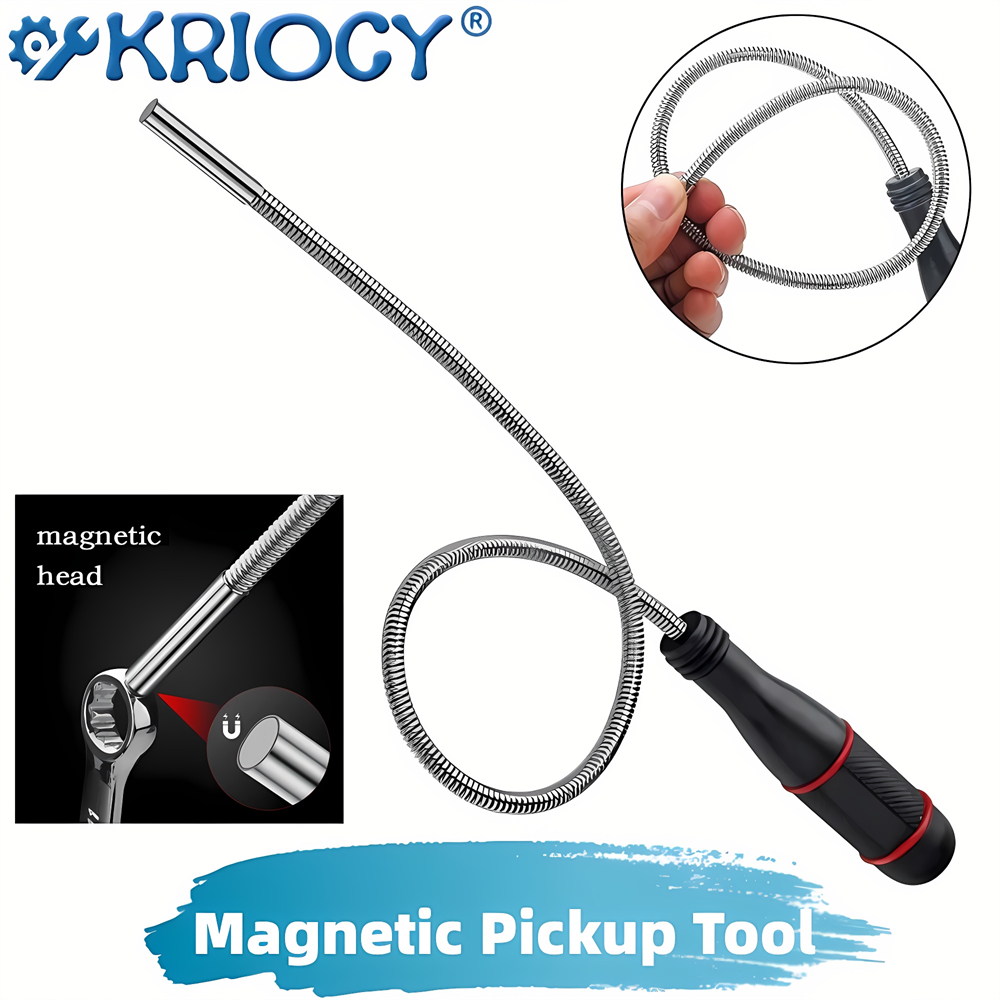Drain Snake Flexible - Flexible Magnetic Pickup Tool Bendable Snake