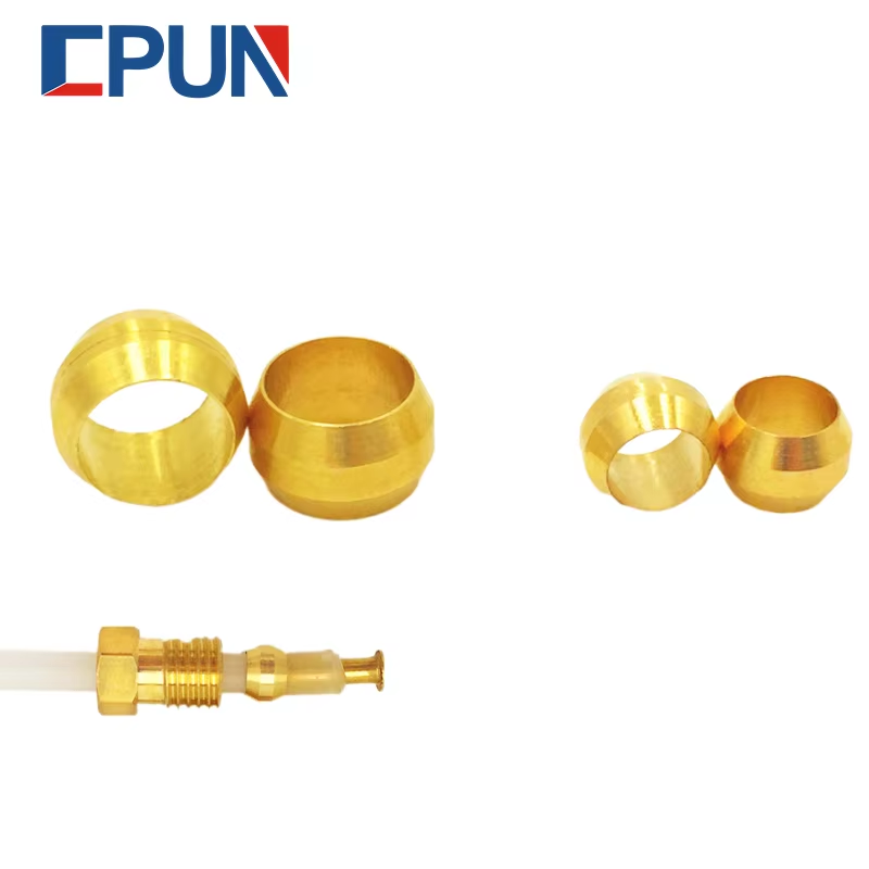 10pc Brass Double taper ferrul - огляд і ціна Compression Fitting Brass