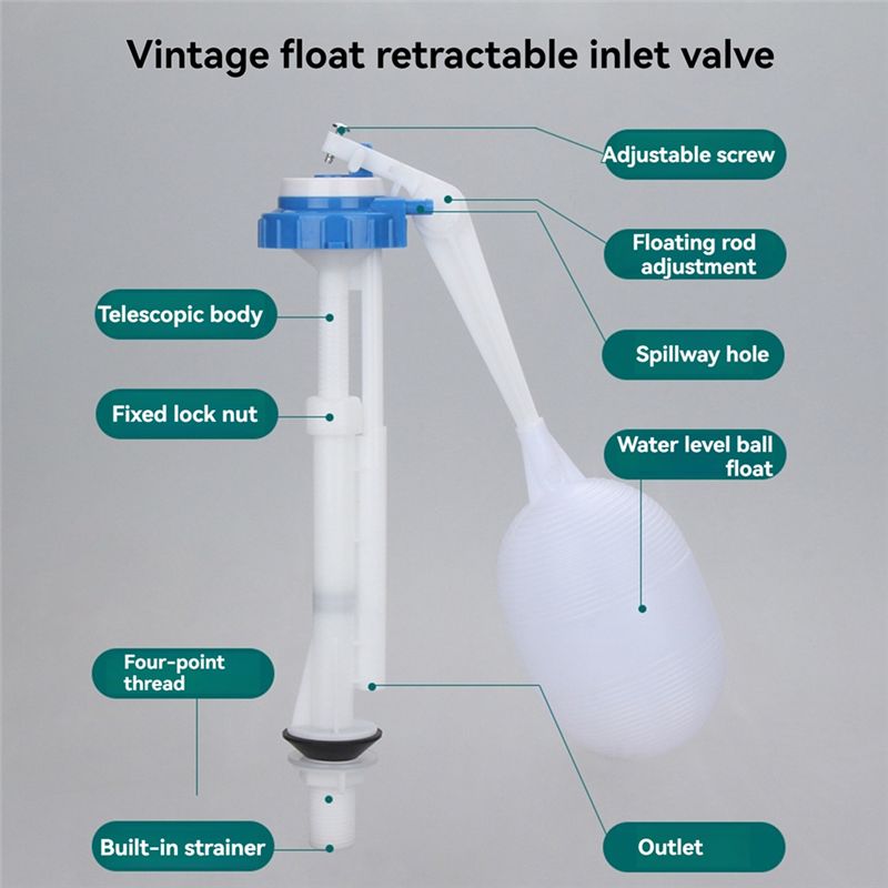 B52C Adjustable Old Type Toile - огляд і ціна Float Ball Valve