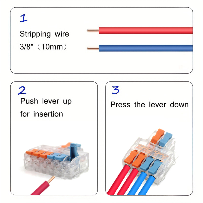 10/50pcs Quick Wire Connector  - огляд і ціна Push Fit Connector