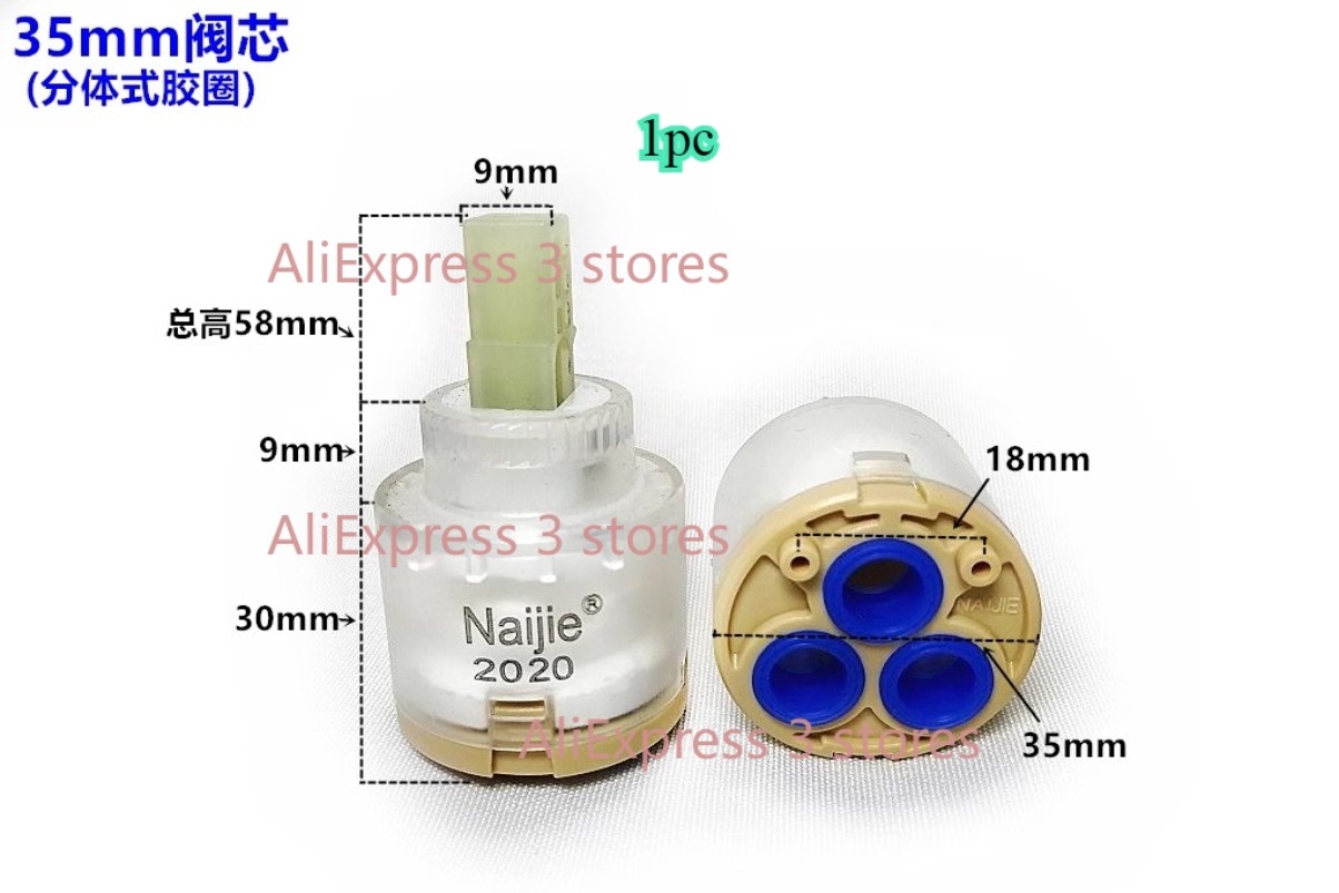 1pcs 28mm/35mm/40mm Water Mixe - огляд і ціна Basin Mixer Cartridge