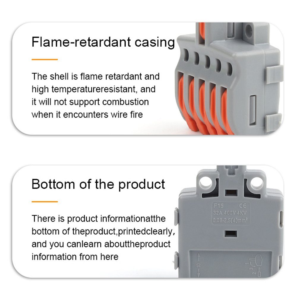 10/100PCS Electrical Cable Con - огляд і ціна Push Fit Connector