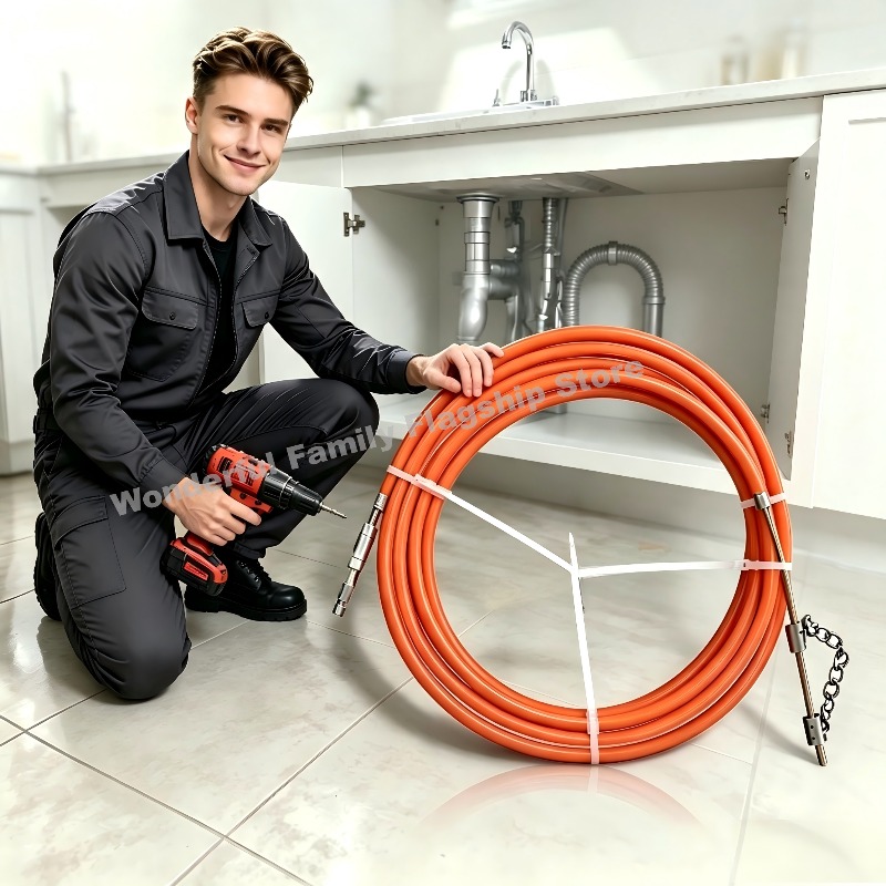 Flexible Drain Auger Plumbing  - огляд і ціна Drain Snake Flexible