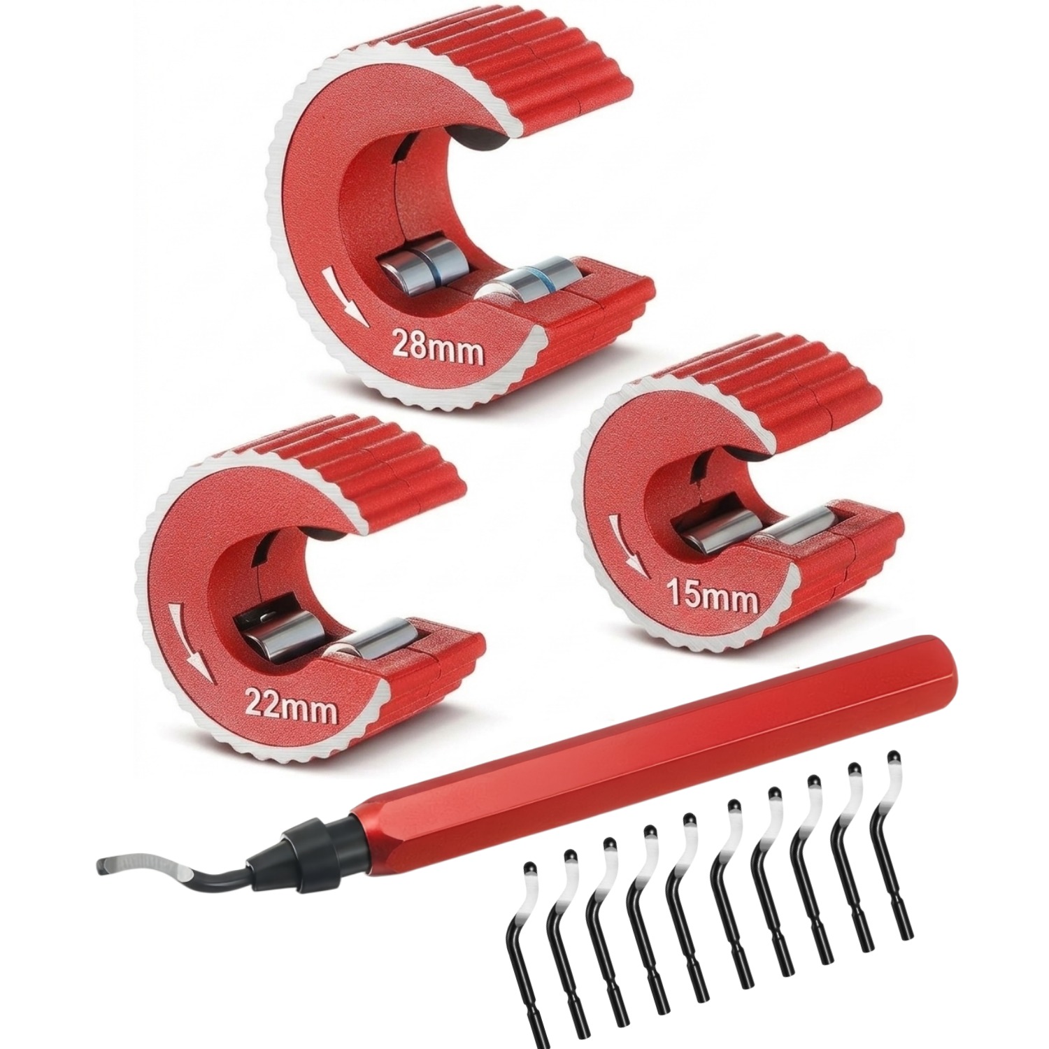 Copper Tubing Cutter Set 3 PCS - огляд і ціна Pipe Cutter Ratchet